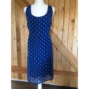 Old Navy blue and white dress